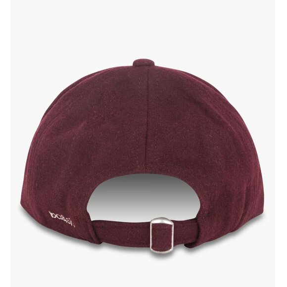 BEST NWT Ba&sh Hugo Embroidered Wool-Blend Cap Plums Wine Burgundy main image 4